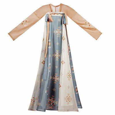 Hanfu Adult Summer Folk Dance Retro Improved Slim Tang Suit
