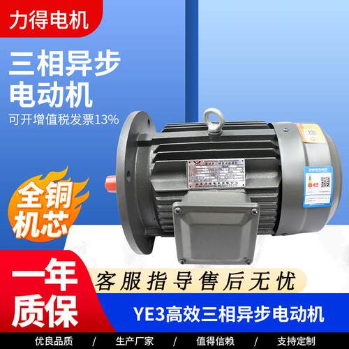 YE3系列三相异步电动机 现货YE3-80M1-4-0.55KW 高散热电机马达