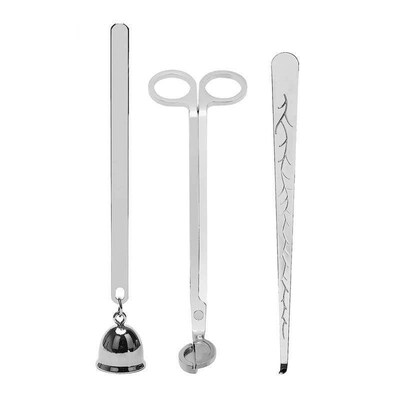 Stainless Steel Smokeless Candle Wick Bell Snuffer Home Hand
