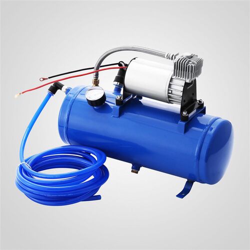 Air compressor 6L fuel tank 150PSI 12V train horn air hose