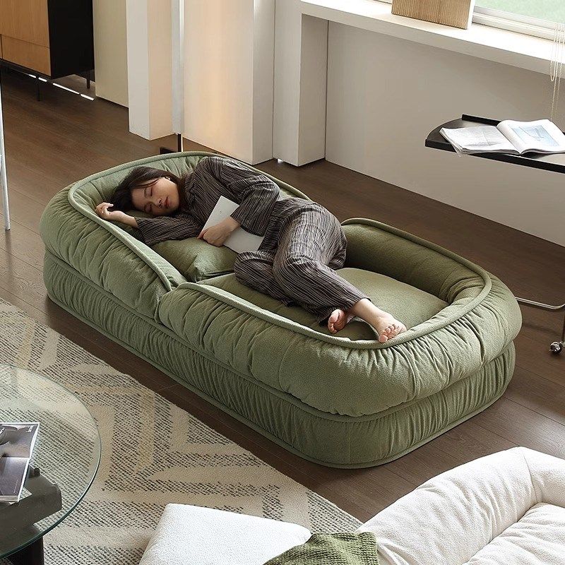 阳台懒人沙发可躺可睡人类狗窝折叠两用沙发床客厅小户型休闲椅,住宅家具,懒人沙发,淘宝优惠券,粉丝福利购,淘宝优惠卷