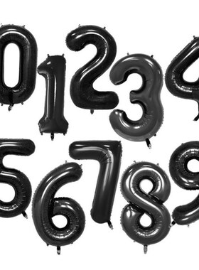 40Inch Big Foil Birthday Balloons Helium Number Balloon 0-9
