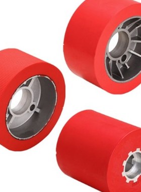 佳加马氏木材送料器配件胶轮送料机输送压轮木工镂铣机传动轮MX8