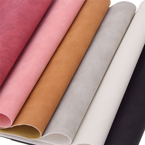 Lychee Life 21x29cm A4 Faux Suede PU Leather Fabric For Garm