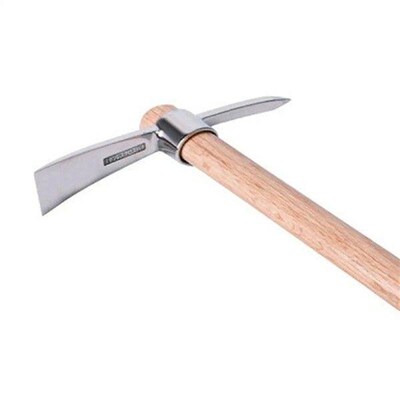 Stainless Steel Pickaxe Gardening Mattock for Planting