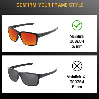 Bwake Polarized Replacement Lenses for-Oakley Mainlink OO926