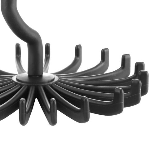 Tie Hanger Plastic Portable Tie Rack Closets Rotating Hook H