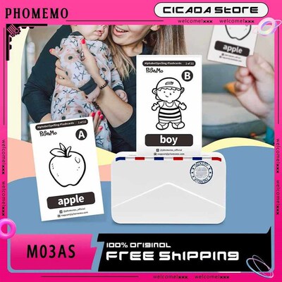 Phomemo M03as Mini Portable Thermal Printer Inkless Notes Pr