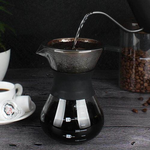 Hand coffee stainless steel strainer set Household filter ty