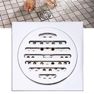 Insert Square Floor Waste Grates Bathroom Tile Shower Floor