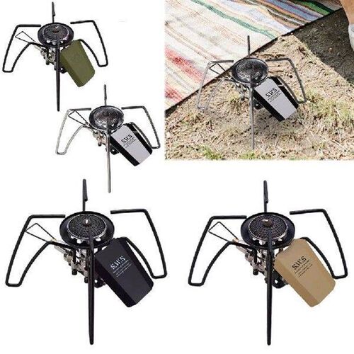 2900W Foldable Spider Stove Stainless Steel Firepower