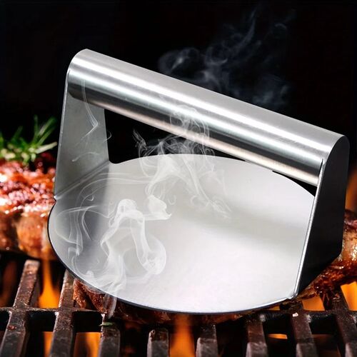 Hamburger Meat Press 430 Stainless Steel Non-Stick WMeat Bur
