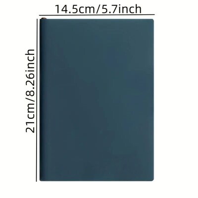 A5 Soft Leather Notebook With 120 Inner Pages, Waterproof Co