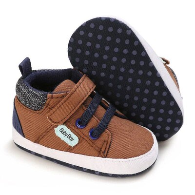 Newborn Male Baby Shoes Soft Soled Crib Shoes Warm Boots Ant