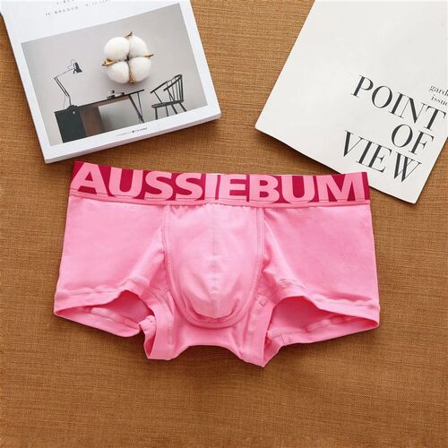 Aussiebum mens cotton underwear low waist letter tide comfo
