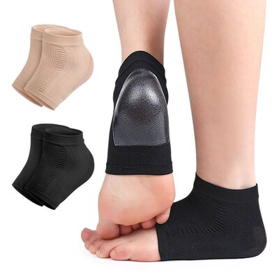 Mesh Gel Silicone Heel Socks Foot Cover Moisturizing Anti-we
