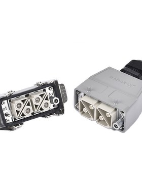 大电流重载连接器70100航空插头2针芯芯8P高功率工业防水插座