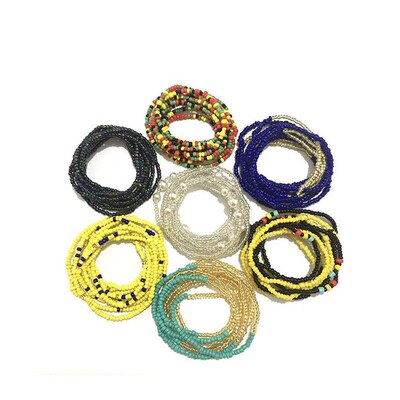 Handmade rice beads beach chain summer popular waist chain潮