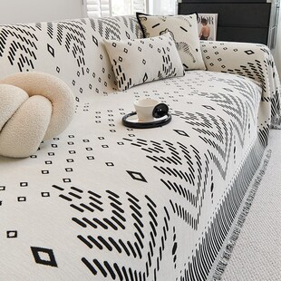 高级感三座一贵妃沙发沙发盖布巾20新款四季通用防滑沙发垫布