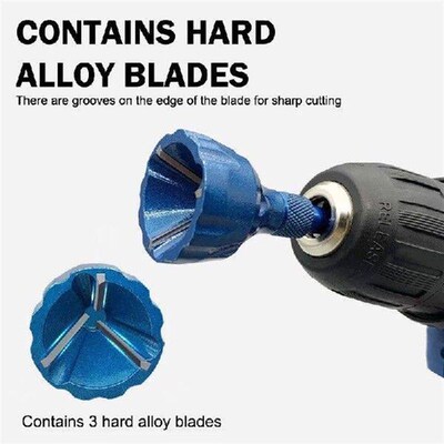 Deburring External Chamfer Tool Drill Bit Metal Remove Burr