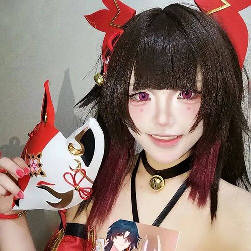 Game Honkai: Star Rail Sparkle Cosplay Mask Animal Fox Full