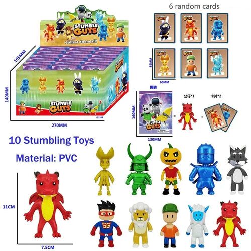 24pcs Stumble Fall Guys Action Figures Toys Game Character C