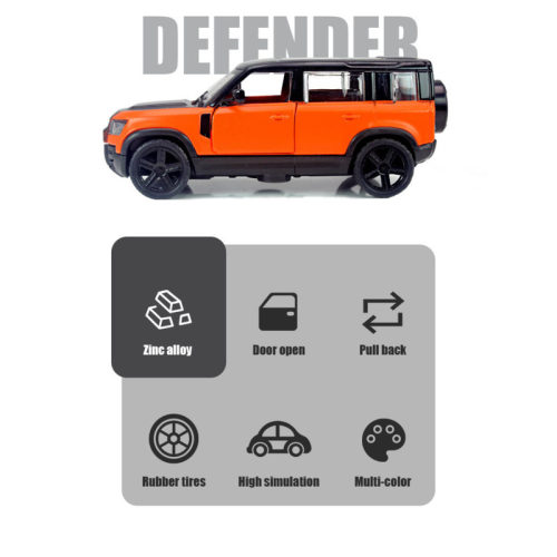 1/43 Land Rover Defender Alloy Car Model Diecast Metal Toy O
