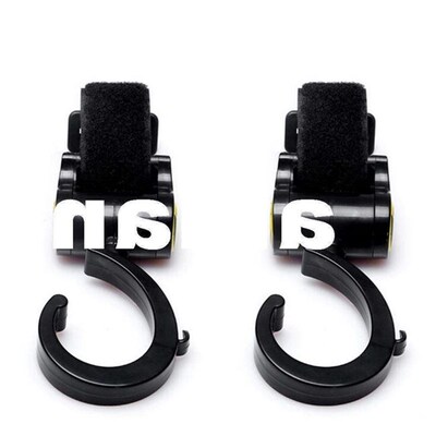 2Pcs Happy Mummy Pram Clips Hooks Stroller Pushchair Hooks S