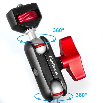 Flexible Articulating Magic Arm with Dual Ball Heads with 1/