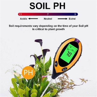 4 In 1 Digital Soil yzer Sunlight Intensity PH Value