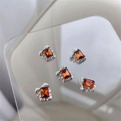 5pcs New Diamond-encrusted Alloy Nail Art Accessories