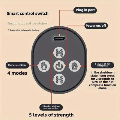 Neck Massage Pillow with Vibration Heating Neck Sleep Pillow