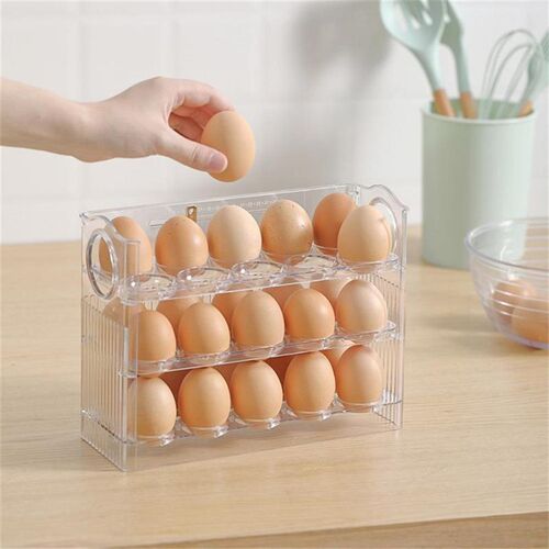 Egg Storage Box Egg Crisper Storage Container Kitchen Organi