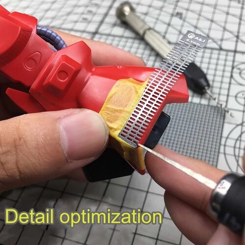 4 In 1 Chip-shaped Scoring Auxiliary Ruler Tool Drill Scribe
