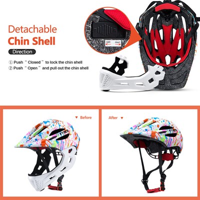 2021 Kid Riding Helmet Full Face Skating Protect Safety Helm