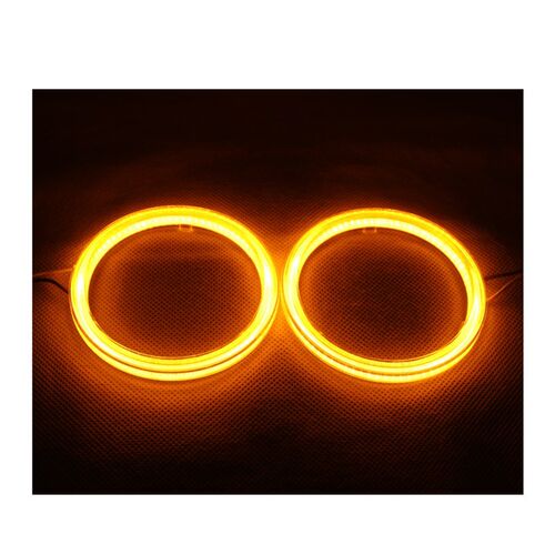 Double Color Angel Eyes COB DRL Light  Led Ring For Car Head
