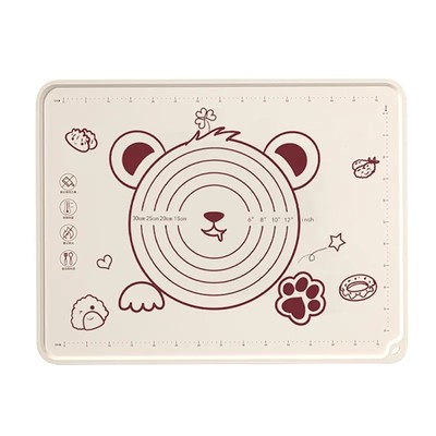 抗菌硅胶揉面垫面板食品级硅胶垫不沾加厚擀面垫和面板家用烘焙垫