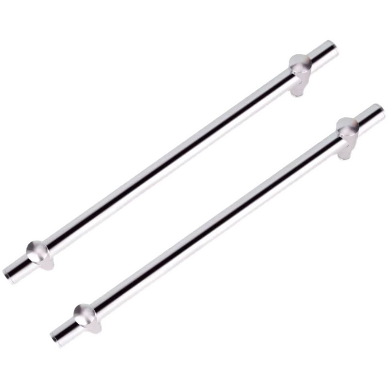 淋浴房配件五金大全玻璃门拉手加厚不锈钢浴室移门把手可调节孔距