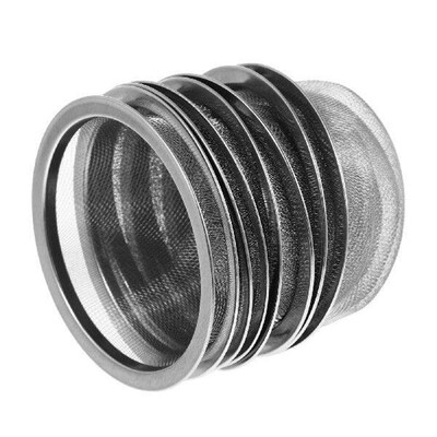 8 Pcs Cup Stainless Steel Tea Filter Oval Sturdy Strainer