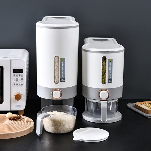 Simple One-click Press Rice Bucket Household Seal Insect-pro