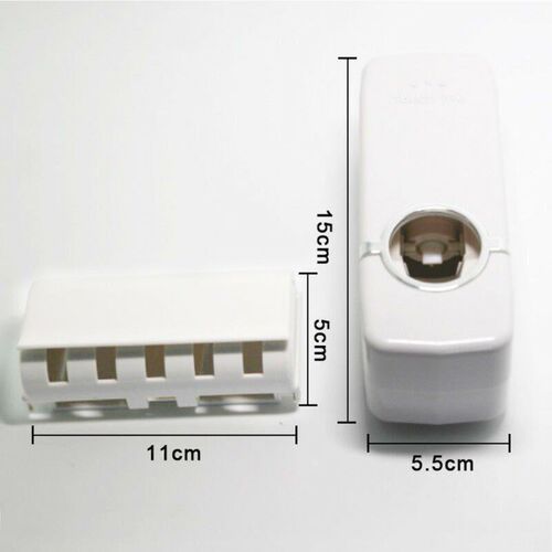 Automatic Toothpaste Squeezer Dispenser Tube Sucker +5 Tooth