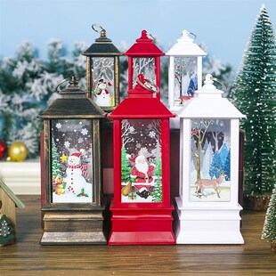 Christmas decorative printed wind lamp home courtyard square