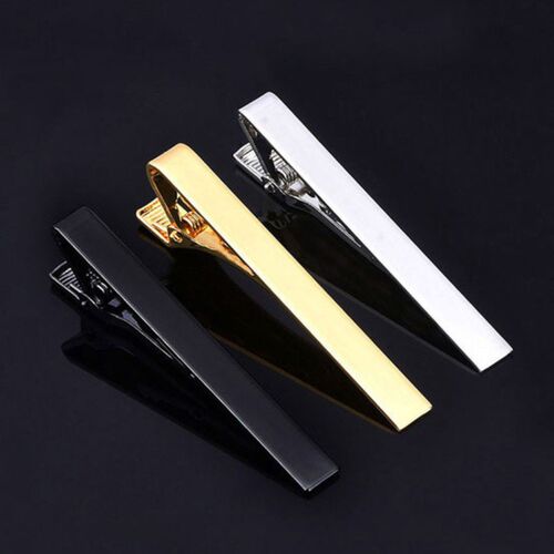 Tie Clip for Men Metal Copper Simple Bar Clasp Practical Nec
