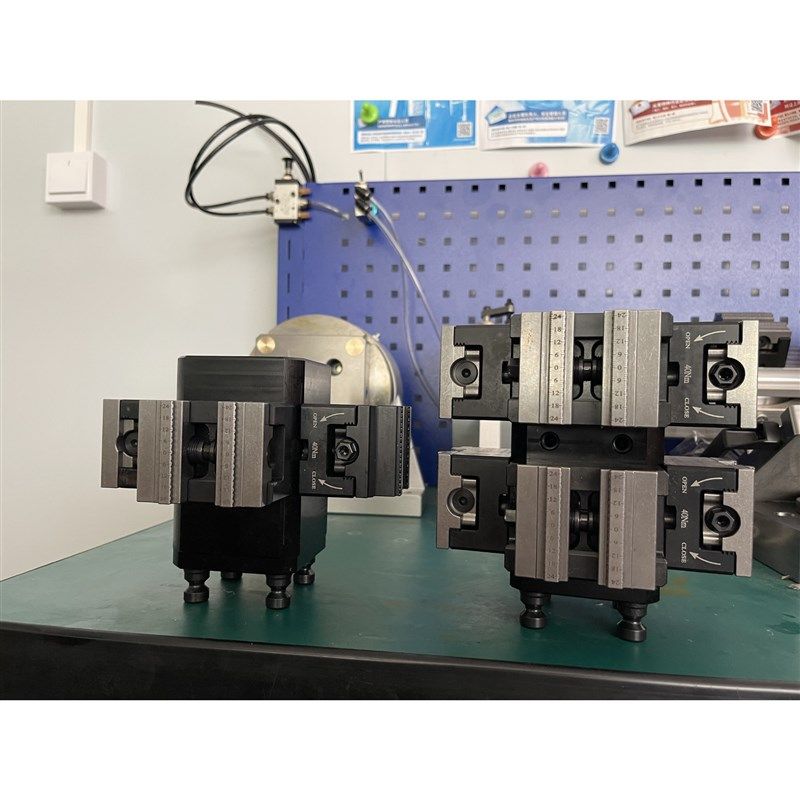 轴8工位高效夹具高刚性孔零点定位配鑫自定心小老虎钳,标准件/零部件/工业耗材,虎钳,淘宝优惠券,粉丝福利购,淘宝优惠卷