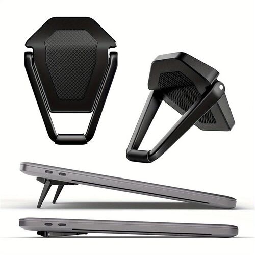 Portable Invisible Laptop Stand, Mini Aluminum Cooling Pad,C