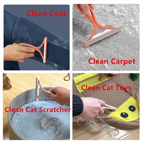 Cat Hair Remover Double-sided Pet Hair Remover Sofa Clothes