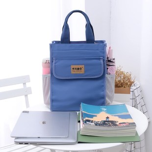 大容量饭盒袋便当包圆形饭桶包装保温桶袋子妈咪外出包电脑文件袋