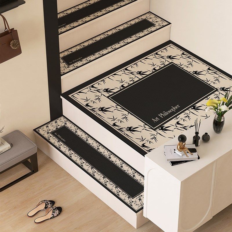 家用木楼梯踏步垫硅藻泥自粘吸水室内台阶防滑垫静音免洗街头地毯,居家布艺,楼梯垫,淘宝优惠券,粉丝福利购,淘宝优惠卷