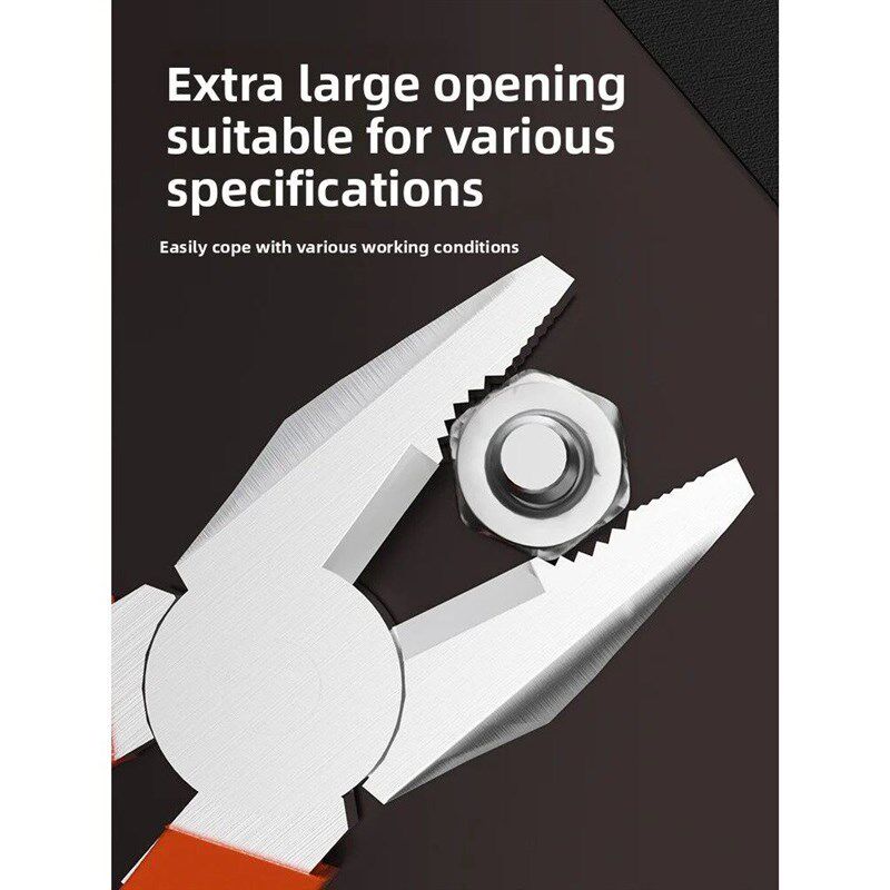 Electric Wire Pliers Large Opening Sharp Multifunction Tool