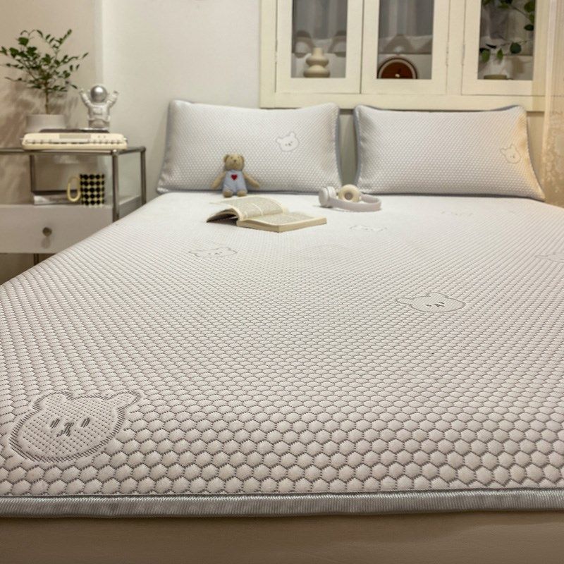 夏季冰豆豆凉席夏天202新款宿舍学生单人冰丝席床笠可机洗三件,床上用品,凉席/草席/麻席,淘宝优惠券,粉丝福利购,淘宝优惠卷